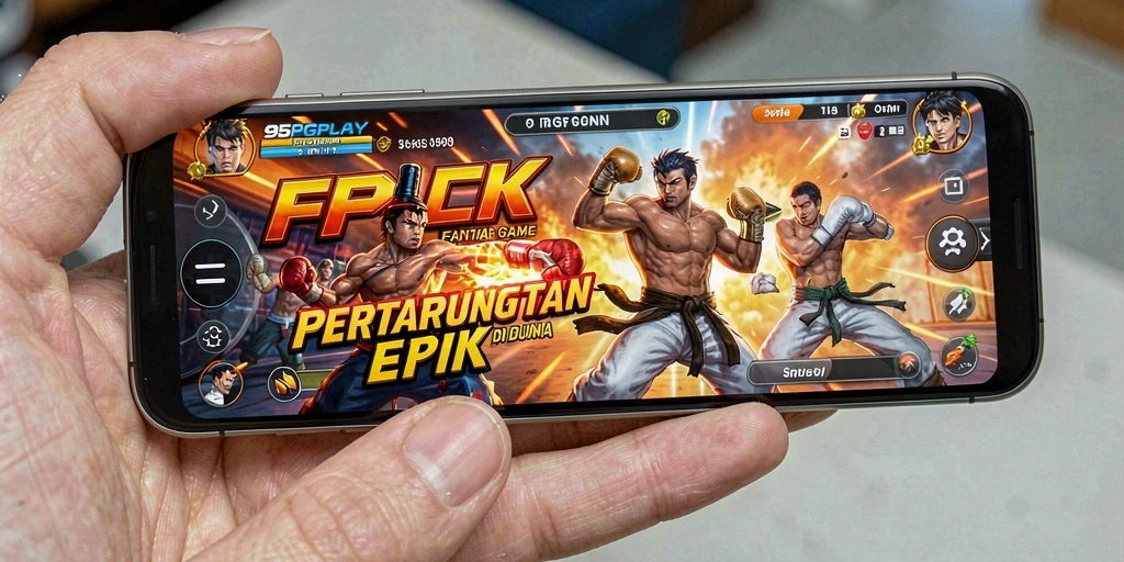 Tangkapan layar gameplay 95PGPLAY yang menunjukkan aksi pertarungan intens.