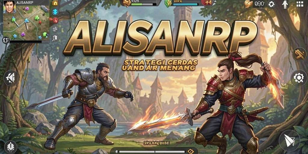 Tampilan gameplay seru strategi ALISANRP.