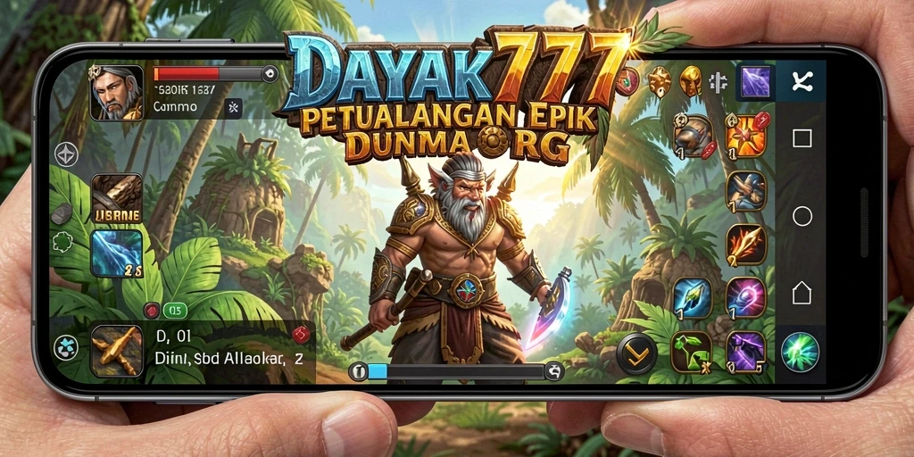 Tampilan gameplay menarik dari DAYAK777 yang menampilkan aksi RPG seru.