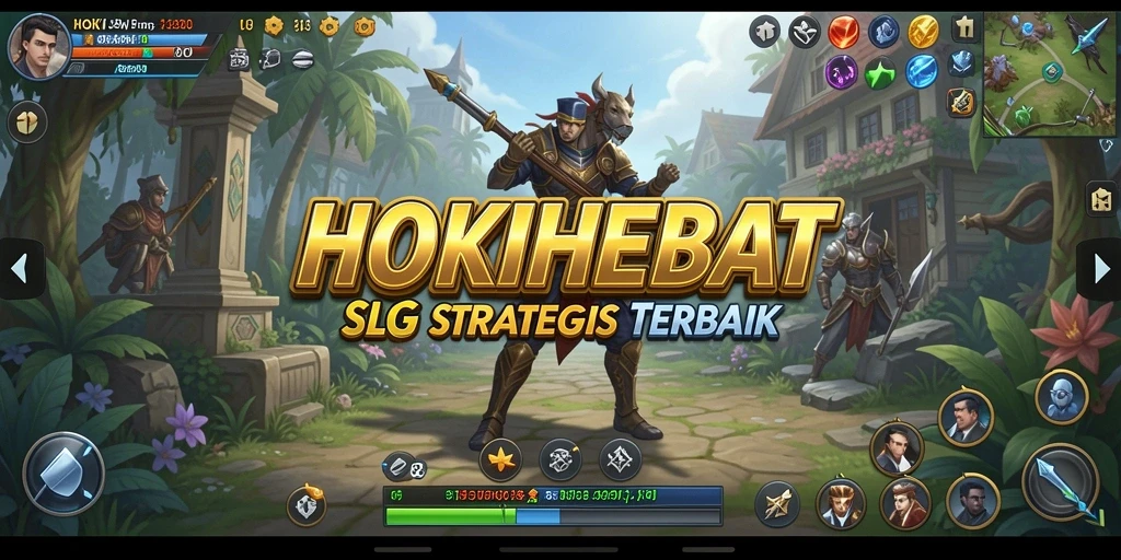 Tampilan gameplay yang menegangkan dalam HOKIHEBAT.