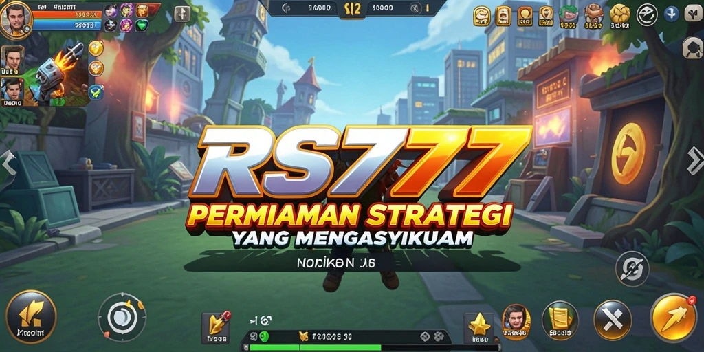 Tangkapan layar gameplay RS777, menunjukkan pertempuran strategis yang intens.